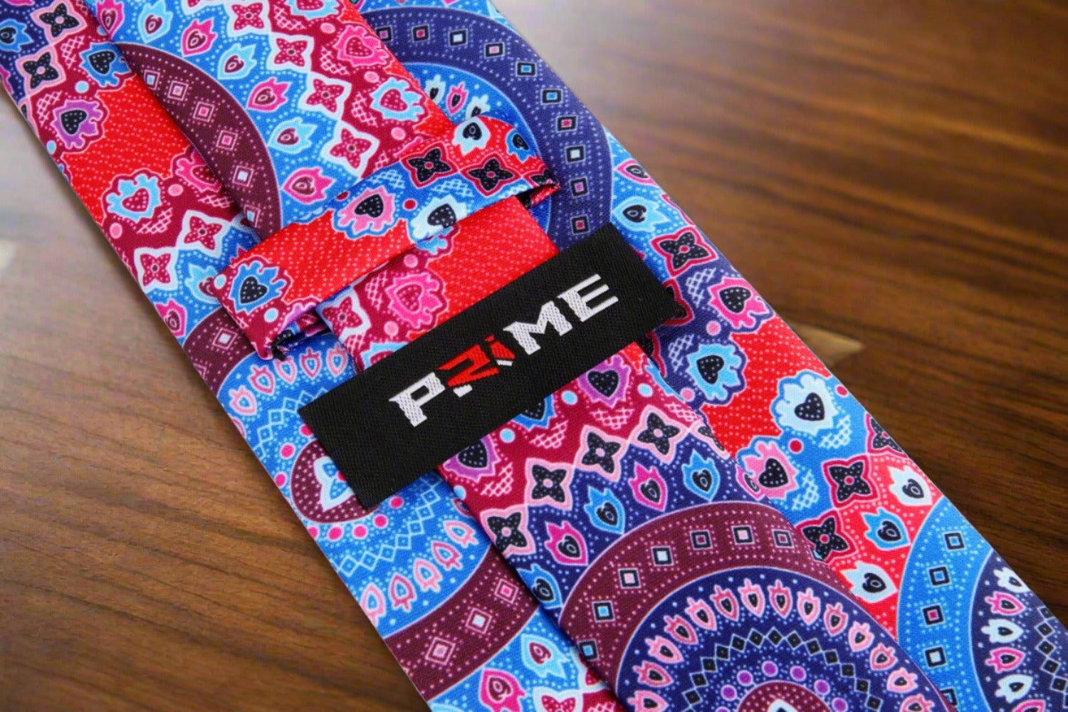 Stylish silk tie displayed on a suit, highlighting its versatility for social events and professional attire.
