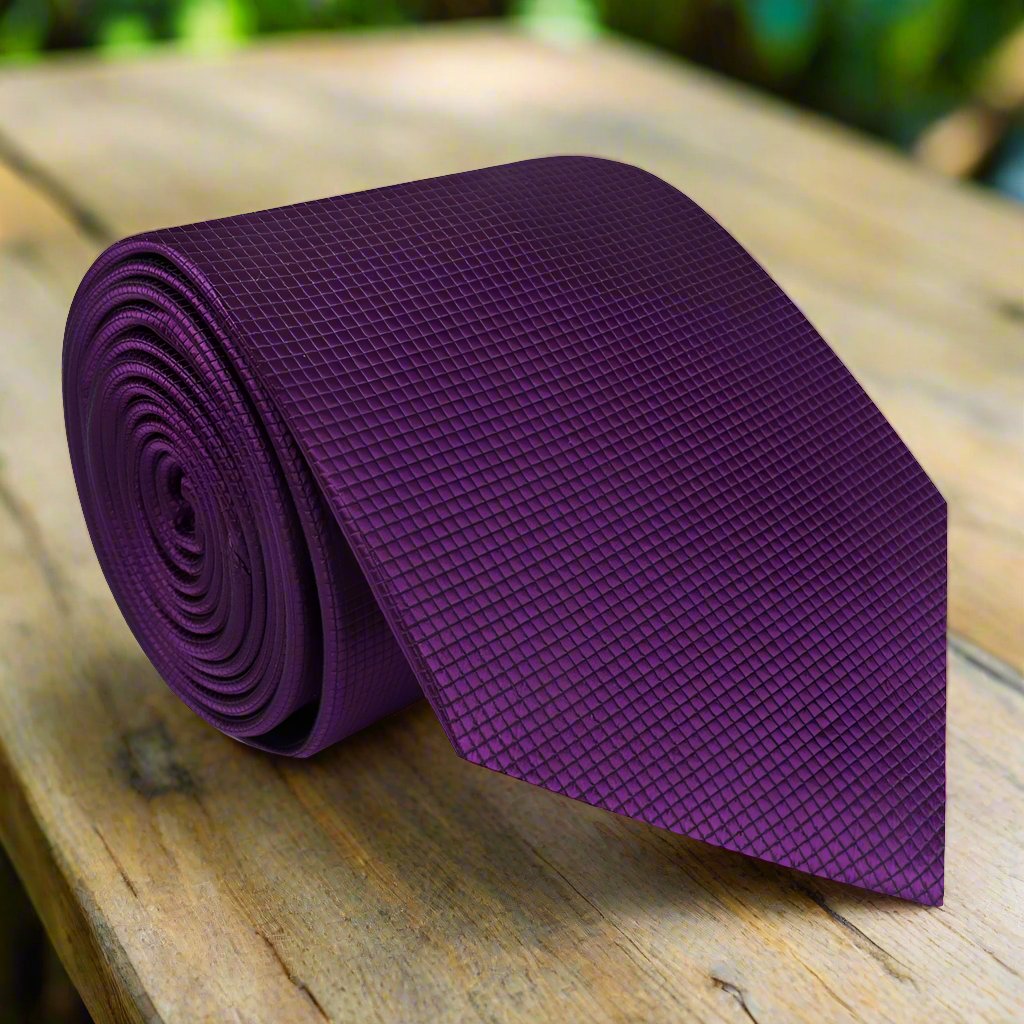Matching pocket square in silk fabric for a coordinated formal look